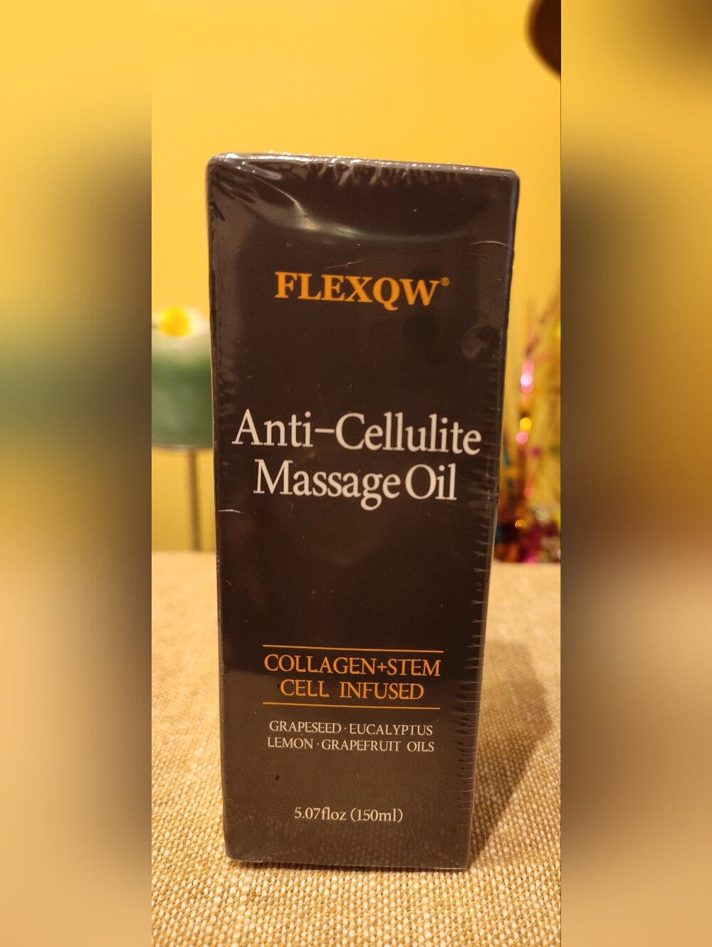 Anti-Cellulite Massage Oil - Black